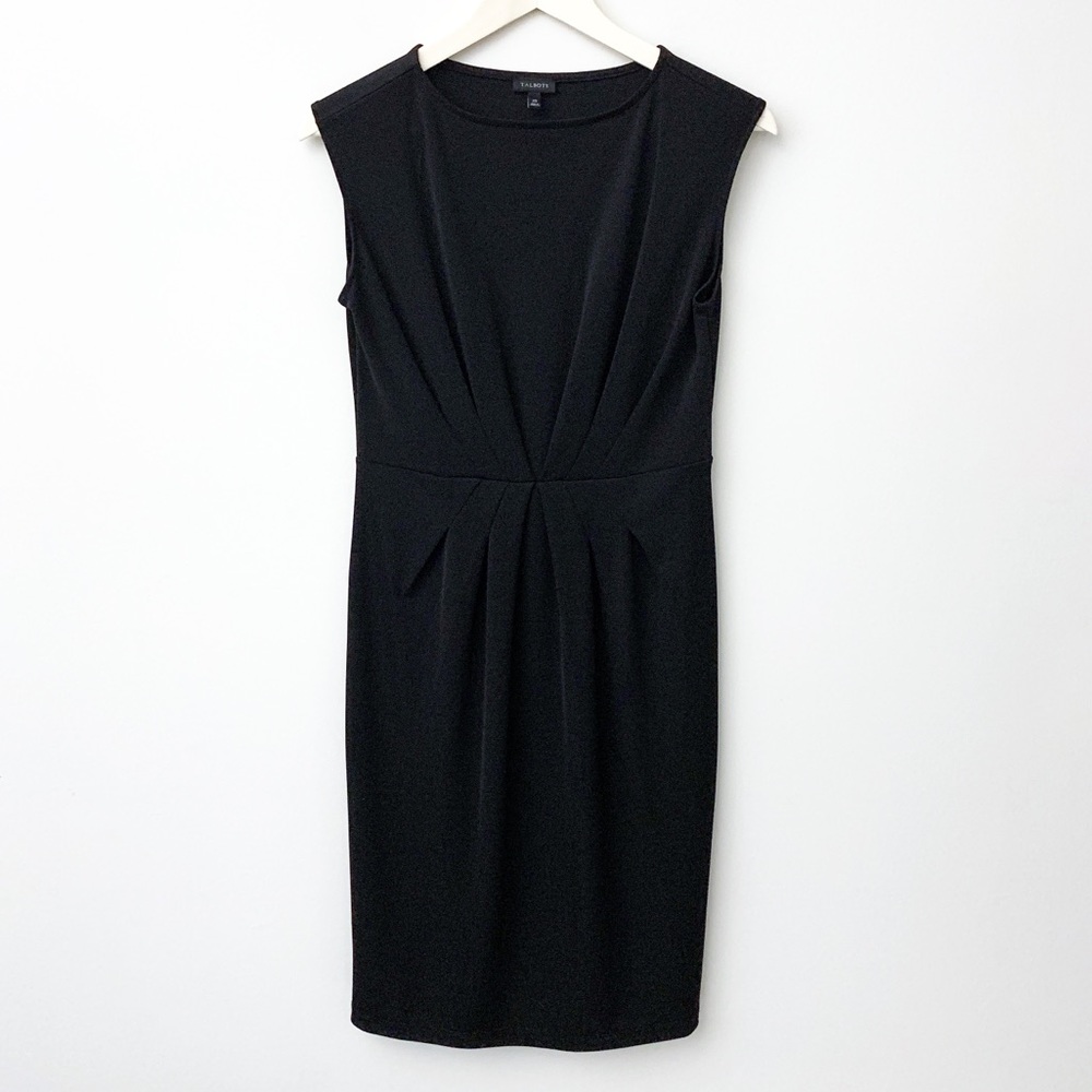 !SALE! TALBOTS Pleated Midi Sheath Dress NWOT